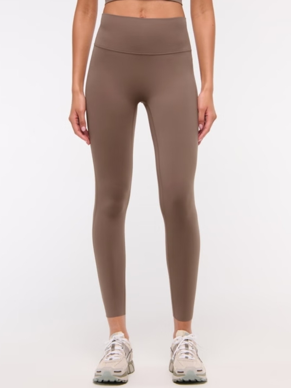 YPB studioFLEX 7/8 Ultra High-Waist Fawn Brown Active Leggings Sz M